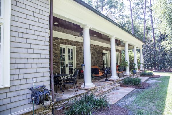 Patio Column Reconstruction